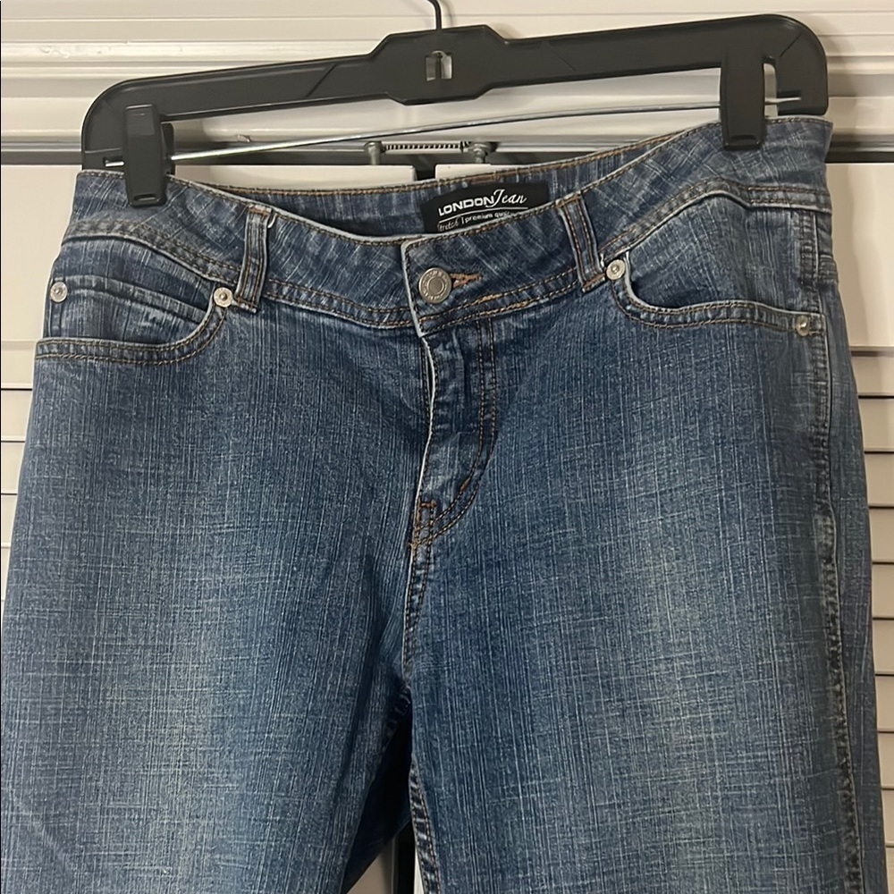 LONDONJEAN Blue Boot Cut Jeans - Stretch - Picture 2 of 7